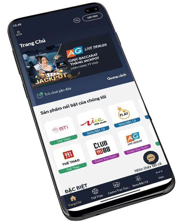 Đa dạng các trò chơi cá cược: thể thao, casino, slot